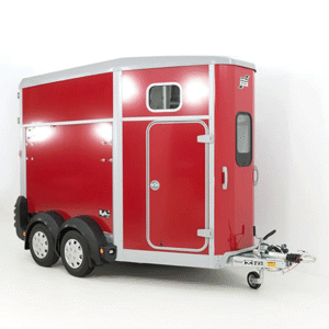 Ifor Williams HB506 Sattelkammer rot