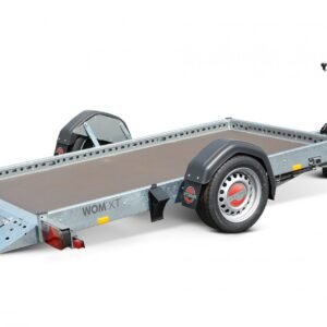 WOM XT Absenkanhänger STS XT O2 15-25-15.1 100 km/h Handpumpe, mittige Verzurrschiene und integrierter 3-seitiger Reling